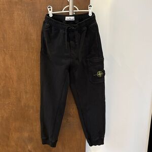 Stone Island Kids Black Joggers